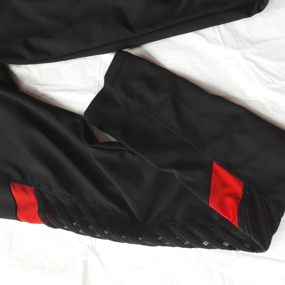 Black and Red- Steam Punk Leggings with Mesh - SHEIN - Size Small - Picture 2 of 8